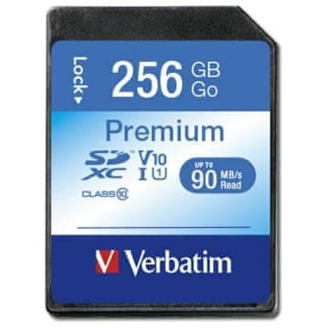 1 to 3 Verbatim Sdxc Card Premium 256Gb U1 Za Kamere In Kamere High Speed