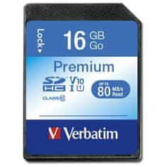 1 to 3 Verbatim Sdhc 16Gb U1 Pomnilniška Kartica Za Pametne Telefone Tablice Hitrosti 10Mb/S