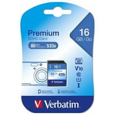 1 to 3 Verbatim Sdhc 16Gb U1 Pomnilniška Kartica Za Pametne Telefone Tablice Hitrosti 10Mb/S