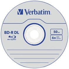 1 to 3 Verbatim Blu-Ray Diski 50Gb 6X Bd-R Dl Za Pc 5 Kosov Idealni Za Kopiranje