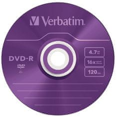 1 to 3 Verbatim Dvd-R 4.7Gb 16X Za Kopiranje Podatkov In Večpredstavnosti 5 Kosov