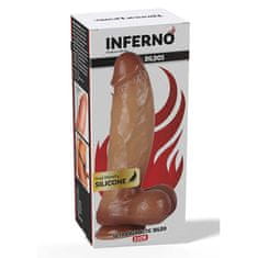 INFERNO Ultra realističen silikonski dildo "Inferno" 22 cm (R20754)