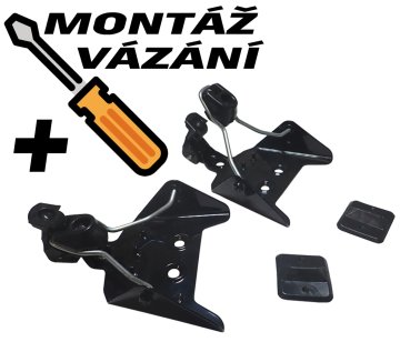 SKOL Vezi za tek na smučeh 75 mm + MONTAŽA