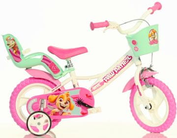 Dino bikes Dino 124RL-PW Dekliško kolo PAW PARTOL 12" 2024 bela