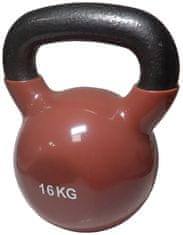 Kubisport Kettlebell 16 kg z vinilno prevleko