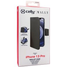UNBRANDED Ovitek denarnica za iPhone 13 Pro črn 