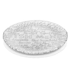 IVV Servirni krožnik Fish Menu 30x25cm / ovalen / steklo