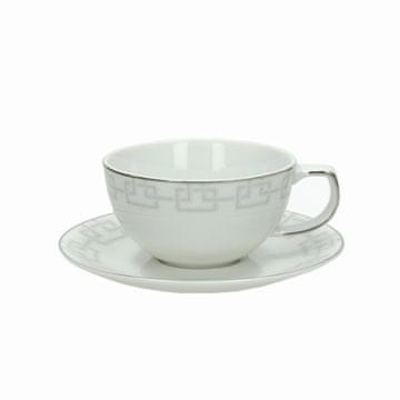 Andrea Fontebasso Set skodelica za čaj s podstavkom Odeon Musa 200ml / 6 kos / porcelan