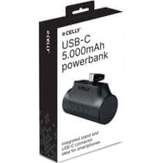 UNBRANDED PBC5000 Compact PowerBank z USB-C priključkom 5000 mAh črna 