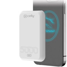 UNBRANDED MAGPB5000EVO PowerBank 15W MagSafe brezžično polnjenje 5000mAh bela 