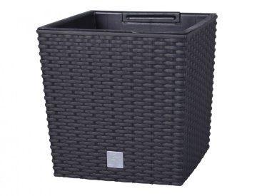 eoshop Pokrov za cvetlični lonec RAZMERJE NIZKO 2v1 plastike 26x26x27cm