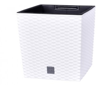 eoshop Pokrov za cvetlični lonec RAZMERJE NIZKO 2v1 plastike 26x26x27cm