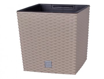 eoshop Pokrov za cvetlični lonec RATO NIZKA 2v1 plastike 32x32x33cm
