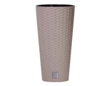 eoshop Pokrov za cvetlični lonec RATO OKROGLO 2v1 plastike d30x27cm