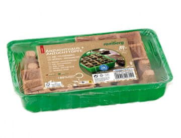 eoshop Mini parna soba M PLUS + 24 sadilnice NARAVA zelena 36x22x13cm