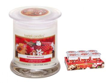 eoshop Sveča v kozarcu MEDENJAK dišeče 260g