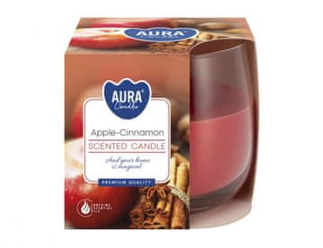 eoshop Sveča v kozarcu JABOLKO-CIMET dišeče 100g