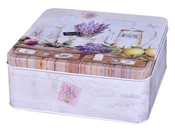 eoshop Komplet odmerek SIVKA NOVO pločevinasta 15x15,18x18,21x21x8cm 3ks