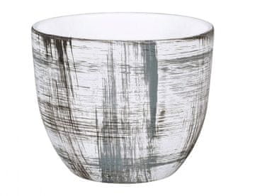 eoshop Pokrov za cvetlični lonec PURKYNOVA MREŽA keramični mat d16cm