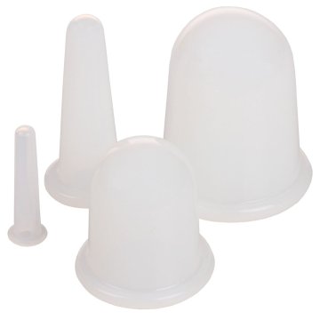 Merco Skodelice 4Pack Silikonske masažne skodelice White Pack 1 Set