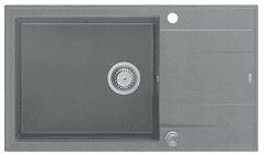 QUADRON Pomivalno korito EVAN 136 XL, siv
