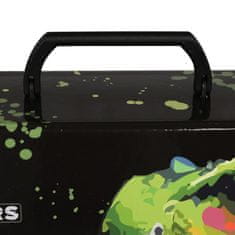 STARPAK DINO Debela šolska mapa z ročajem XXL za fante, trda za šolo A4 9 cm 