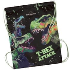 STARPAK Dinozavri Deška torba za čevlje, šolska torba za čevlje TELESNA VZGOJA, torba za trening 34x43 cm 