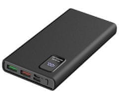 Platinet PMPB10WQC726B powerbank polnilna baterija, 10.000mAh, 2x USB-A, 1x USB-C, črna