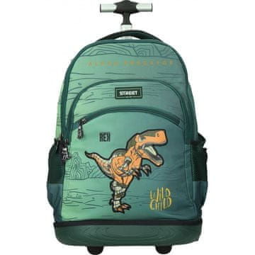 Street Šolski nahrbtnik na kolesih Trolley Dinosaur z vzdržljivim ročajem