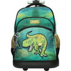 Street Šolski nahrbtnik na kolesih Trolley Dinosaur z robustnim ročajem