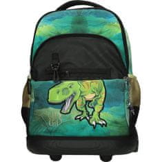 Street Šolski nahrbtnik na kolesih Trolley Dinosaur z robustnim ročajem