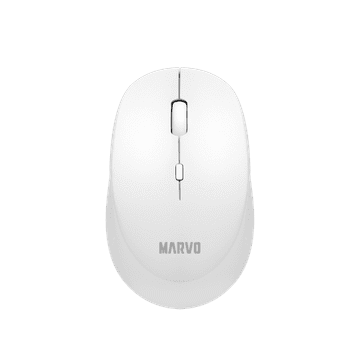 Marvo OFFICE WM103 miška, brezžična, bela