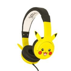UNBRANDED POKEMON slušalke Picatchu žične na ušesa 85dB z ušesi 