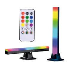 LIVEFY Light Bar V1 RGB namizna svetilka 2ks, črna