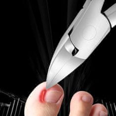 LIVEFY Nail Nippers set za manikuro Mani Care 8 kosov, črn