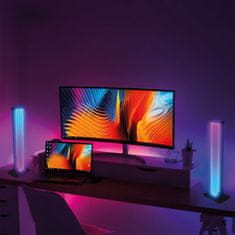 LIVEFY Light Bar V1 RGB namizna svetilka 2ks, črna