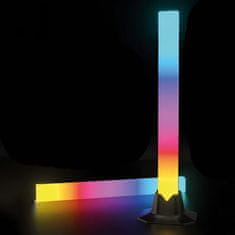 LIVEFY Light Bar V1 RGB namizna svetilka 2ks, črna