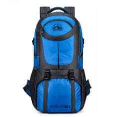MG Outdoor pohodniški nahrbtnik 60L, moder