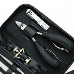 LIVEFY Nail Nippers set za manikuro Mani Care 8 kosov, črn