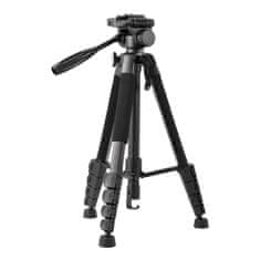 MG Photo Trip stativ za fotoaparat in kamero 60–168 cm, črn