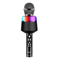 MG Sing Pro Bluetooth Karaoke mikrofon z zvočnikom, črn