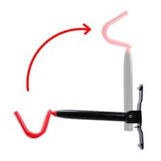 MG Bike Hander V4 nosilec za kolo, črn/rdeč