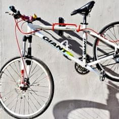 MG Bike Hander V4 nosilec za kolo, črn/rdeč