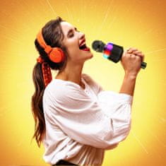 MG Sing Pro Bluetooth Karaoke mikrofon z zvočnikom, črn