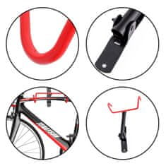MG Bike Hander V4 nosilec za kolo, črn/rdeč
