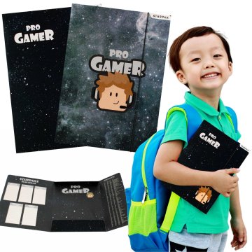 STARPAK PRO GAMER LAMINIRANA šolska mapa z elastičnim trakom ZA IGRALCE A4