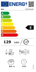 Beko Sušilni stroj BM3T38230W