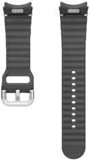 Samsung Silikonski pašček ET-SNL31LBE za uro Watch 6 in Watch 6 Sport, Watch 4, Watch 5, size M / L - temno siv