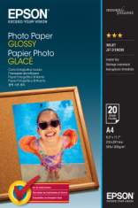 Epson foto papir C13S042538/ A4/ sijajni/ 20 kosov