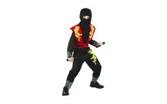Unika Kostum ninja zmaj rdeče barve